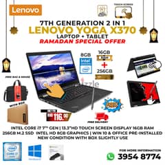 Lenovo i7 7th Generation Touch Laptop 2 in 1 Yoga 16GB Ram 256GB SSD 0