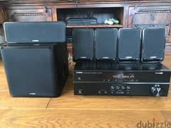 yamaha 5.1 receiver with 5.1 speaker system