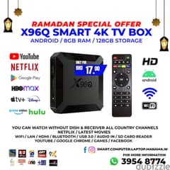 Smart 4K TV Box / Android 12 /8GB Ram+128GB Storage+Miracast / All TV 0