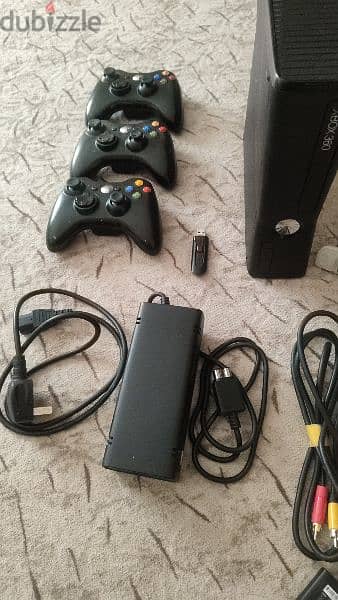 xbox 360 with usb 128GB full of games jailbreak RGH3 1