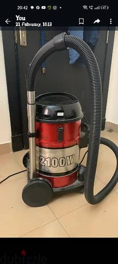 sharp vaccume cleaner 2100w rare used for urgent sale