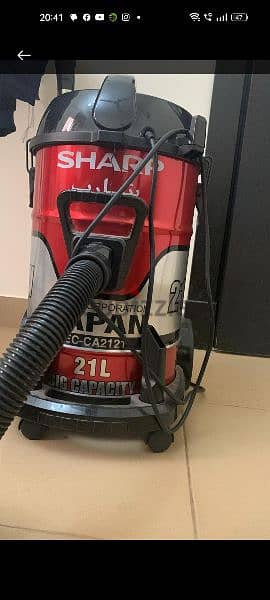 sharp vaccume cleaner 2100w rare used for urgent sale 1