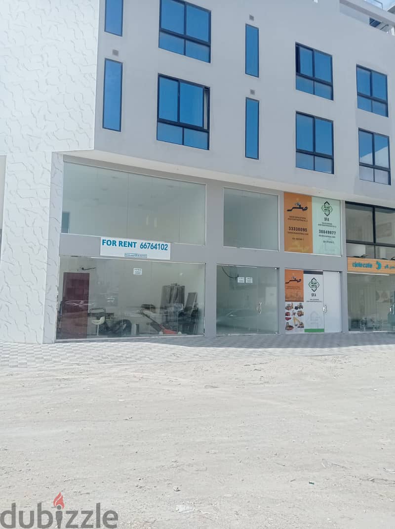BIG SHOP,OFFICE,SHOWROOM FOR RENT WITH MEZZANINE IN NEW BUILDING. BD300 1