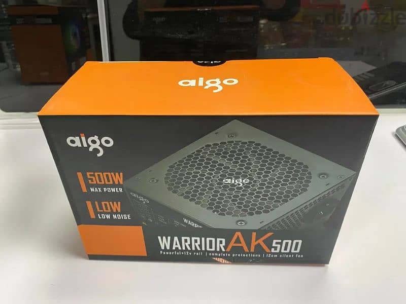 aigo psu 500w new for gaming pc 0