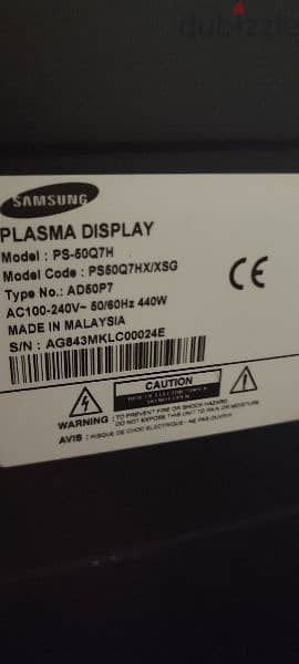 TV  plasma Samsung size 55 good condition 3