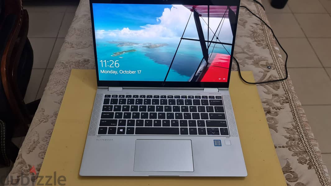 HP Elitebook 1030 g2 x360 i7-7th 2.9GHz 16gb 256 TOUCH Business Laptop 3