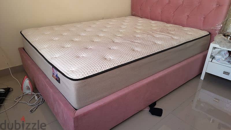 1 year old QUEEN SIZE BED + SPECIAL SPRING MATRESS 2