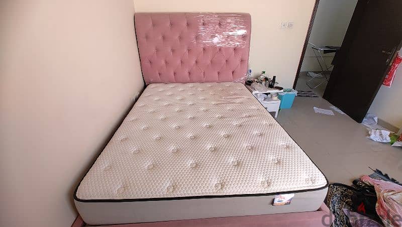 1 year old QUEEN SIZE BED + SPECIAL SPRING MATRESS 3