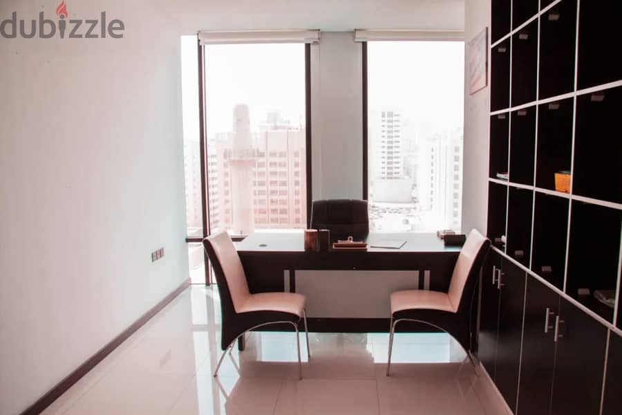 Get your commercial office in Adliya for only monthly. in bh now/ 0