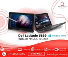 Dell Latitude 3189 2-in-1 Laptop 11.6” Touchscreen Pentium N4200 4 Cor 0