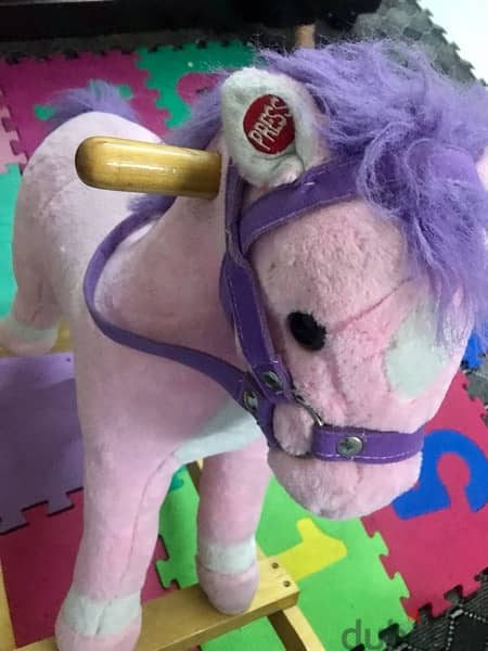 Rocking Horse, good condition, Brand (ANIMAL ALLEYS toys r us)for sale 1