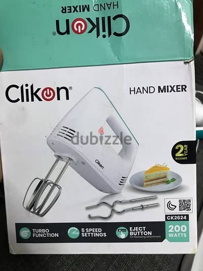 Hand mixer clickon good condition, rarely used+black & decker kettle