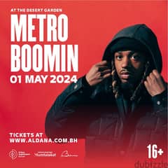 METRO BOOMIN TICKET AVAILABLE 0