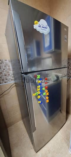 LG top mount double door fridge 0