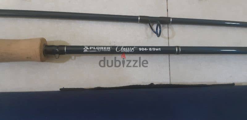 High End 4 Piece  8/9 weight Saltwater Travel Fly Rod and Reel 1