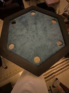 Card table for 6 people with cupholder/ashtrays