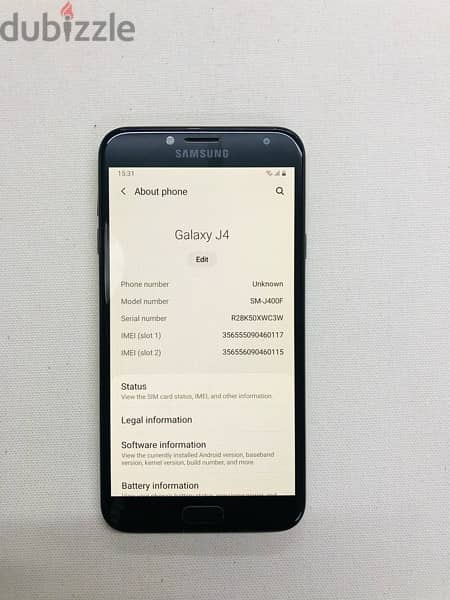 Samsung J4 16gb for sale good condition never repair before 3