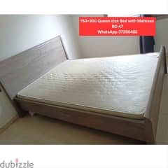 queeen sizee bed and other items for sale with Delivery 0