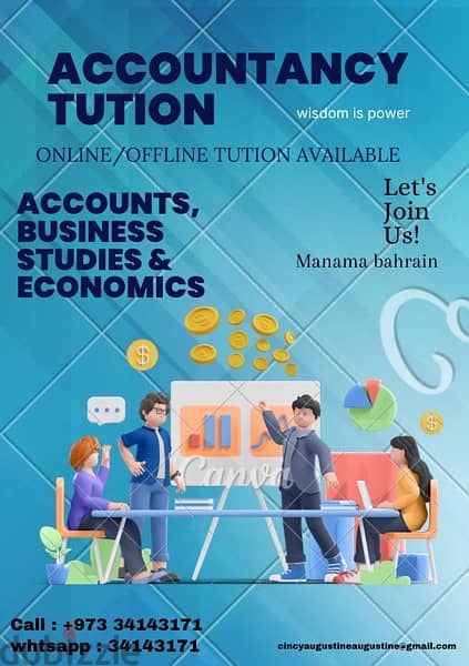 ACCOUNTS, BUSINESS STUDIES & ECONOMICS tution 1