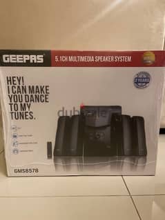 Geepas 5.1 Multimedia Speaker 0