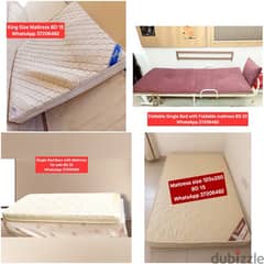 Double Size king size Mattress and other items for sale with Delivery