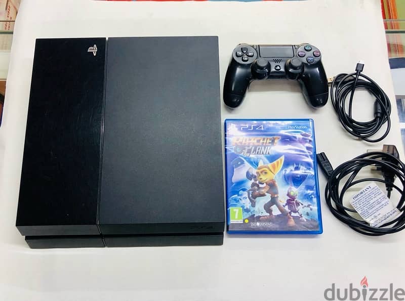 ps4 console for sale 500gb with original controller with games 0