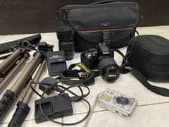 Camera and Photography set for sale at a negotiable price of 75BD