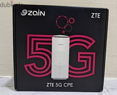 New pin pack ZTE 5G CPE Snapdragon Processor for ZAIN SIM 0