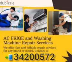 fast ac service removing and fixing washing