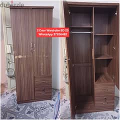 2 dooor wardrobe and other items for sale with Delivery 0