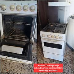 4 burner cooking range and other items for sale with Delivery 0