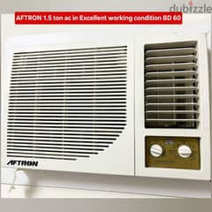 AFTRON 1.5 ton window ac and other acs available for sale with fixing 0