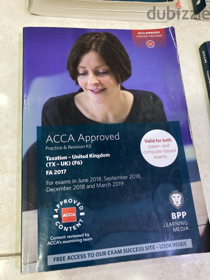 ACCA Bookset for sale at a negotiable price of 15BD 5