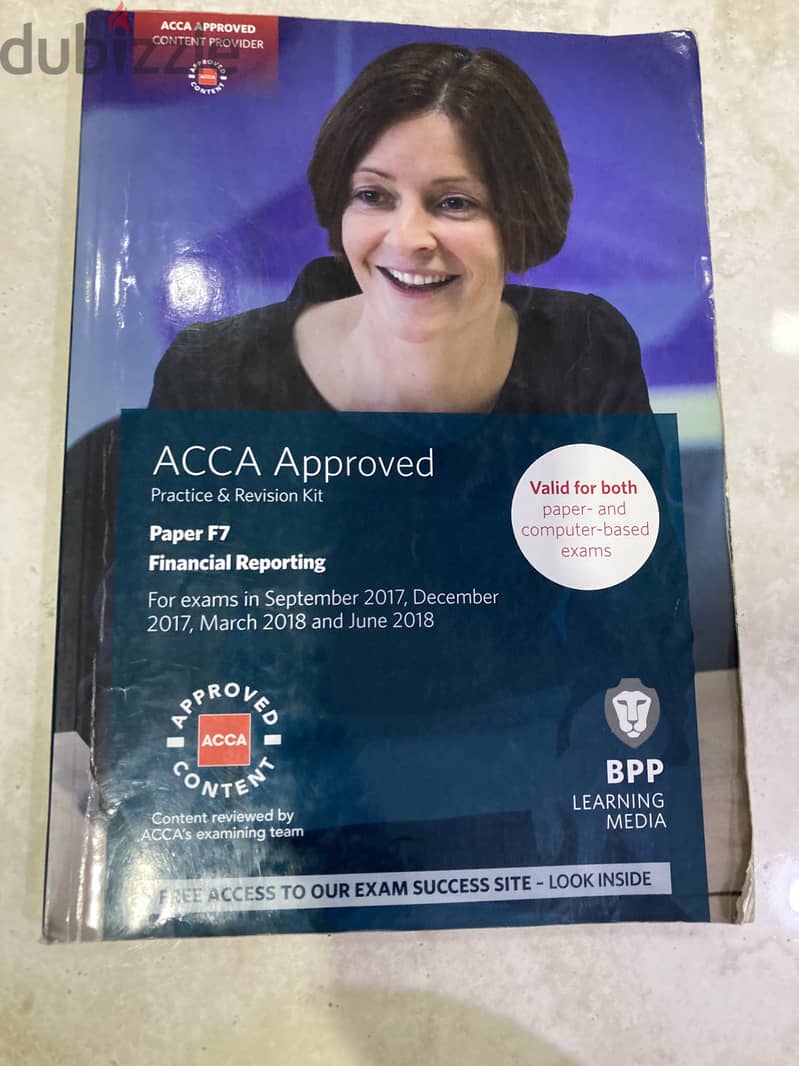 ACCA Bookset for sale at a negotiable price of 15BD 13