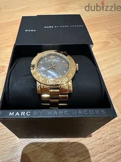 Marc Jacobs, grey mother of pearl gold watch