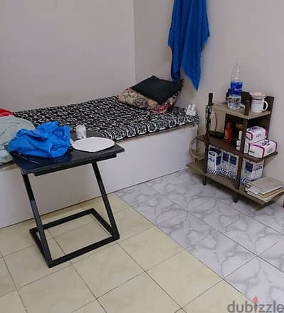 I have one bed space in west riffa near Noor market rent 50 35622589