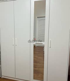 White Color Great Quality Closet 4 Doors - دولاب ملابس جودة عالية