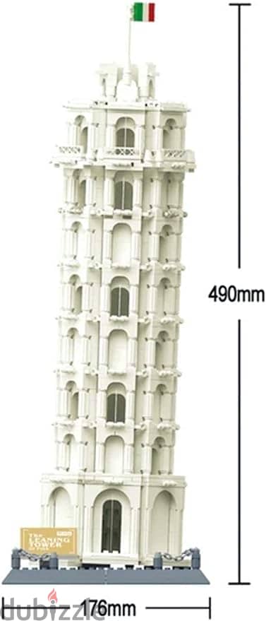 LEGO Leaning Tower of Pisa 1