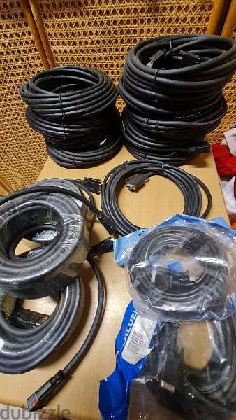 15pcs VGA cables 10 to 20 meters each 0