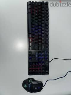 gaming rgb keyboard & mouse 0