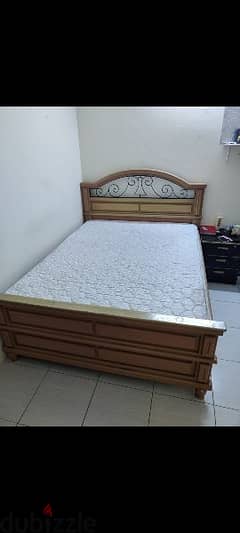 Wooden Queen size bed