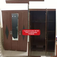 3 door cupboard and other household items for sale with delivery