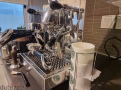 Bezzera Italian, a semi-professional coffee machine,