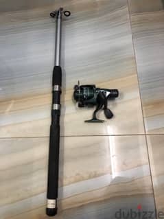 Fishing telescopic rod and machine 0