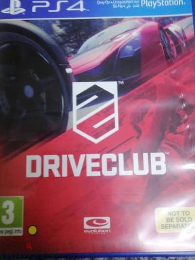 Drive Club CD PS4