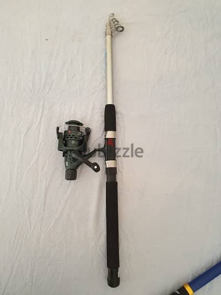 Fishing telescopic rod and machine 3