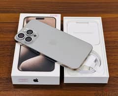 iphone 15 pro max 256 gb new condition box with accessories 0