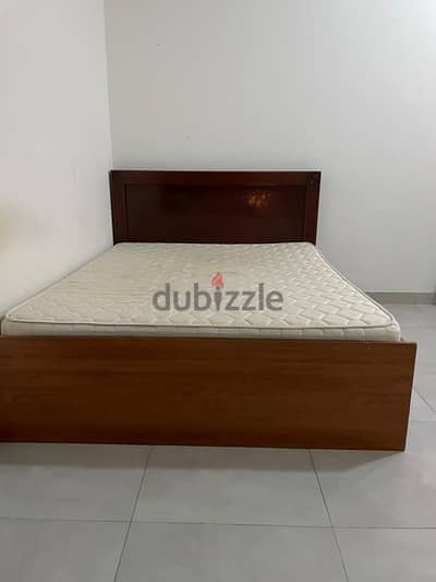 King size bed with mattress