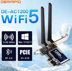 NEW PCIE WIFI AND BLUETOOTH ADAPTER
