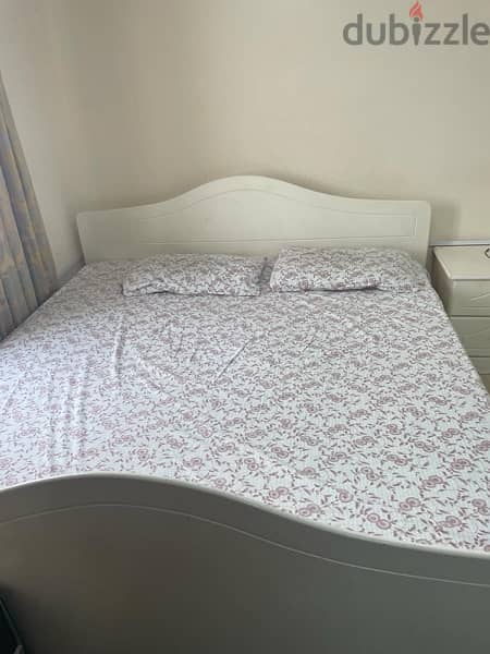 King Size Bed Mattress & Frame for Sale!" 0